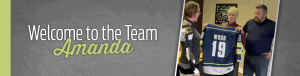 Welcome to the team Amanda