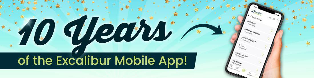 10 Years of the Excalibur Mobile App